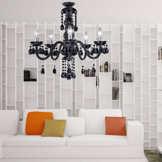 Люстра Masiero Milord 5 VV Black / ORG/12/BK