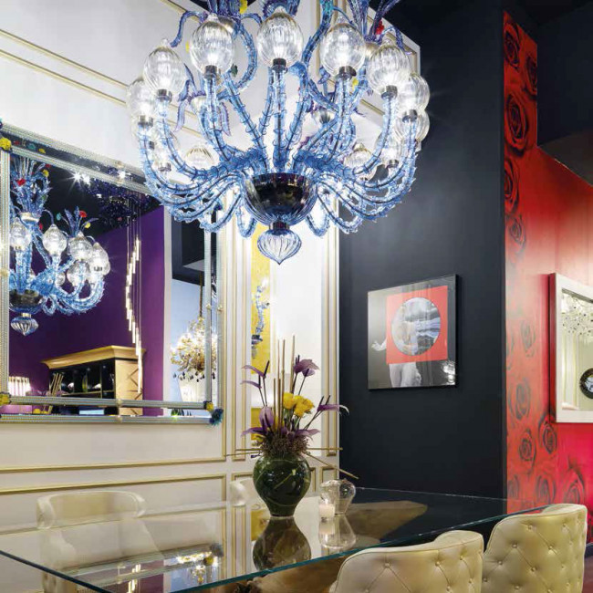 Потолочная люстра Beby Group La fleur sauvage 7130B02 Sapphire Golden Portoino