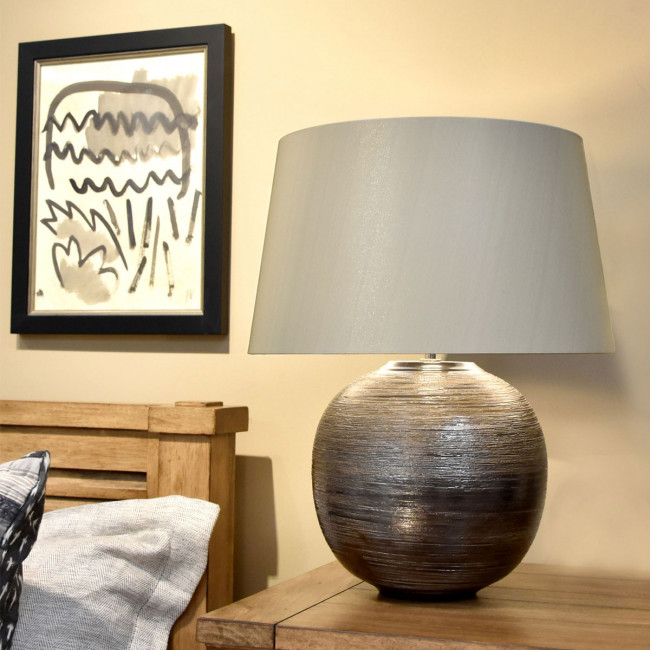 Настольная лампа Elstead Lighting CAESAR CAESAR-TL-SIL Настольная лампа Elstead Lighting CAESAR CAESAR-TL-SIL