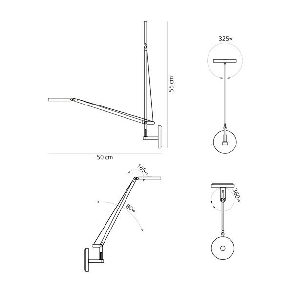 Бра Artemide Demetra 1748020A Бра Artemide Demetra 1748020A
