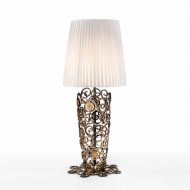 Настольная лампа IDL Crystal marine 491/1L bronze adorned with topaz crystals Настольная лампа IDL Crystal marine 491/1L bronze adorned with topaz crystals