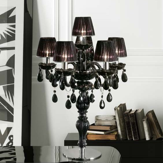 Настольная лампа Masiero Milord TL5+1 VV Black / ORG/12/BK Настольная лампа Masiero Milord TL5+1 VV Black / ORG/12/BK