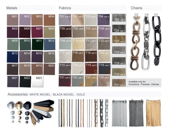 Подвесной светильник Baga Bespoke Preziosa PZ01 White nickel | T28 cat. E Подвесной светильник Baga Bespoke Preziosa PZ01 White nickel | T28 cat. E