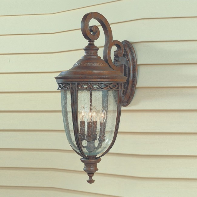 Уличный настенный светильник Feiss English Bridle FE/EB2/XL BRB Уличный настенный светильник Feiss English Bridle FE/EB2/XL BRB