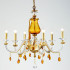 Люстра Euroluce Flora L6 gold Amber Люстра Euroluce Flora L6 gold Amber