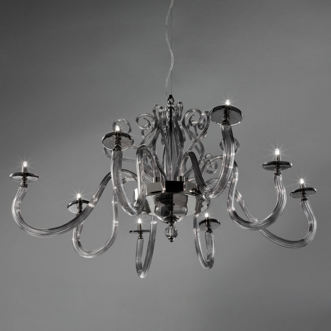 Люстра Euroluce Yncanto L4+4 Fume Люстра Euroluce Yncanto L4+4 Fume