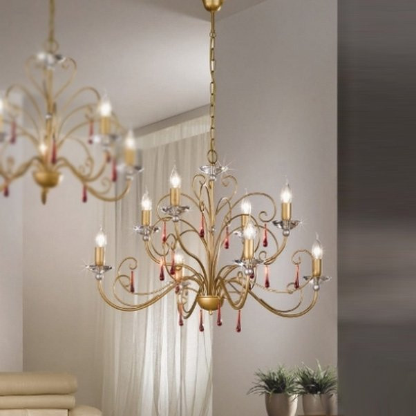 Люстра Kolarz Tommaso 0242.84+4.SG.Ko