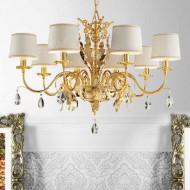 Люстра Masiero Acantia 8 G03 / DAM/14/WH Cut crystal Люстра Masiero Acantia 8 G03 / DAM/14/WH Cut crystal