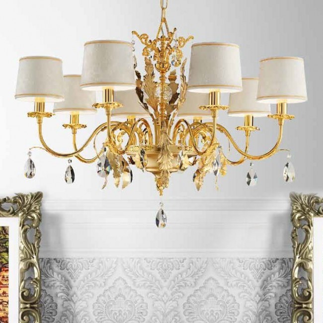 Люстра Masiero Acantia 8 G03 / DAM/14/WH Cut crystal Люстра Masiero Acantia 8 G03 / DAM/14/WH Cut crystal