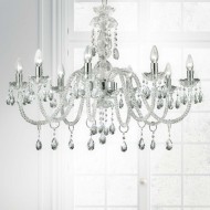 Люстра Masiero Milord 8 CRY transp / ORG/12/XX
