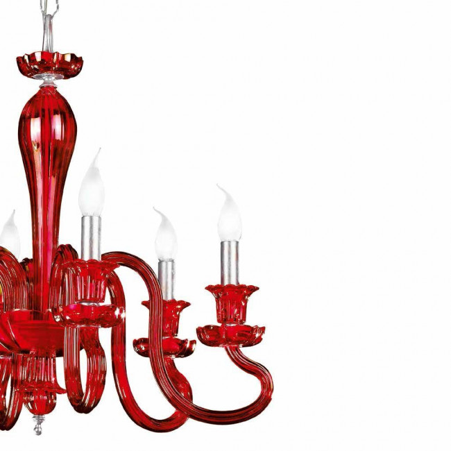 Люстра Renzo Del Ventisette Contemporary L 14000/6 R ROSSO DEC. 089 C.M Люстра Renzo Del Ventisette Contemporary L 14000/6 R ROSSO DEC. 089 C.M