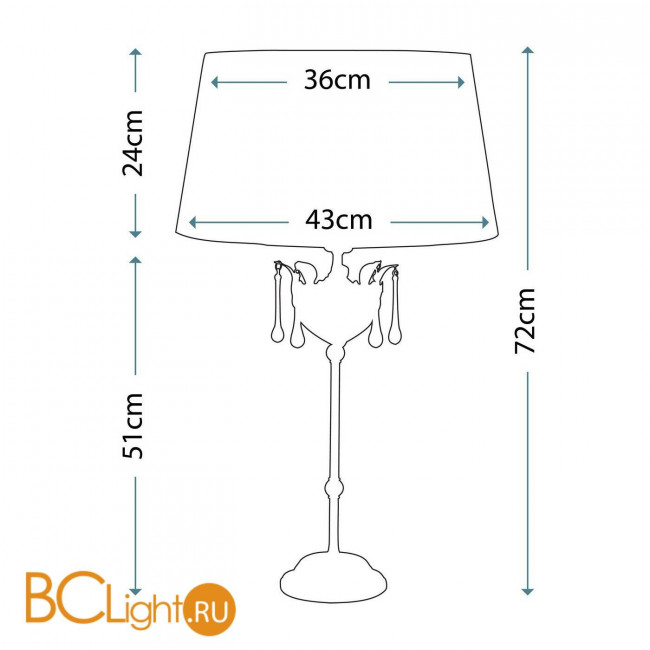 Настольная лампа Elstead Lighting Amarilli AML/TL BRONZE Настольная лампа Elstead Lighting Amarilli AML/TL BRONZE
