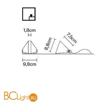 Настольная лампа Fabbian Tripla F41 B01 21 Настольная лампа Fabbian Tripla F41 B01 21