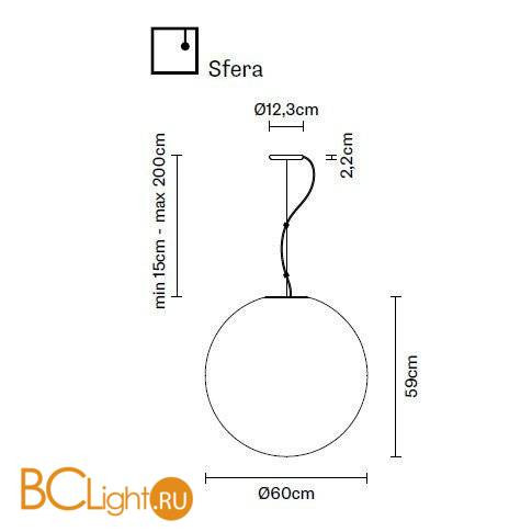 Подвесной светильник Fabbian Lumi F07 A51 01 Подвесной светильник Fabbian Lumi F07 A51 01