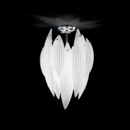 Потолочный светильник IDL Paradise 430/42PF Chrome / white Murano glass Потолочный светильник IDL Paradise 430/42PF Chrome / white Murano glass