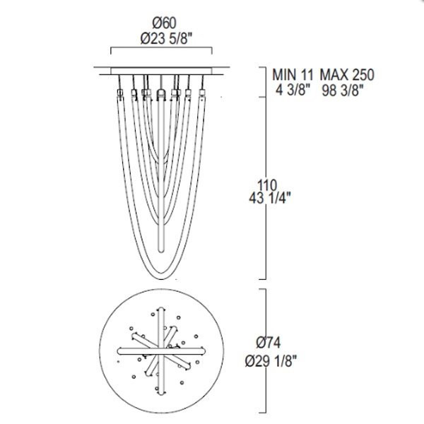 Потолочный светильник Leucos ACQUALUCE L5 0004137 Потолочный светильник Leucos ACQUALUCE L5 0004137