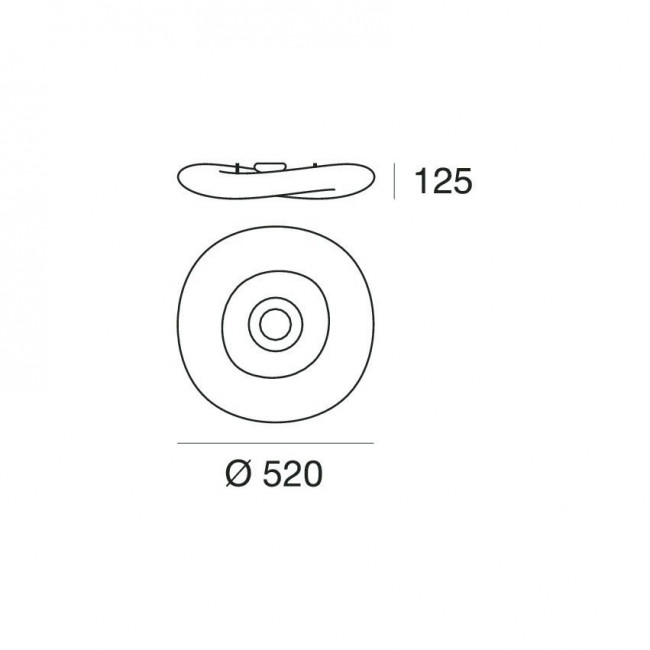 Потолочный светильник Linea Light Mr Magoo 8006N Потолочный светильник Linea Light Mr Magoo 8006N