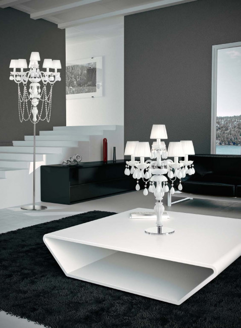 Настольная лампа Masiero Milord TL5+1 VV White / ORG/12/WH Настольная лампа Masiero Milord TL5+1 VV White / ORG/12/WH