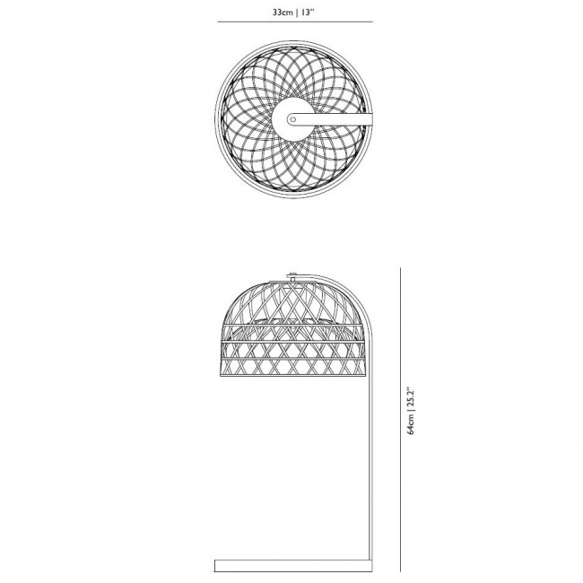 Настольная лампа MOOOI Emperor TABLE MOLEMT----R Настольная лампа MOOOI Emperor TABLE MOLEMT----R