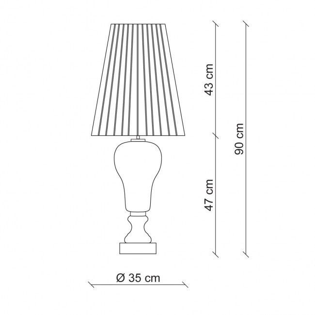 Настольная лампа Patrizia Garganti Ginger & Fred PG534 Настольная лампа Patrizia Garganti Ginger & Fred PG534