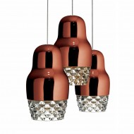 Подвесной светильник Axo Light Fedora SP FEDOR 3 SPFEDOR3BRBCGU1 Подвесной светильник Axo Light Fedora SP FEDOR 3 SPFEDOR3BRBCGU1