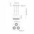 Подвесной светильник Axo Light Fedora SP FEDOR 3 SPFEDOR3BRBCGU1 Подвесной светильник Axo Light Fedora SP FEDOR 3 SPFEDOR3BRBCGU1