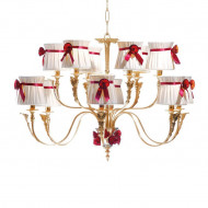 Люстра IlParalume MARINA 5524 1850/CH12/FO/RO Люстра IlParalume MARINA 5524 1850/CH12/FO/RO