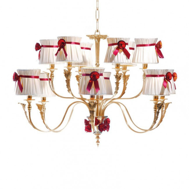 Люстра IlParalume MARINA 5524 1850/CH12/FO/RO