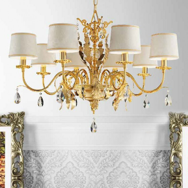 Люстра Masiero Acantia 8 G03 / DAM/14/WH Swarovski elements Люстра Masiero Acantia 8 G03 / DAM/14/WH Swarovski elements