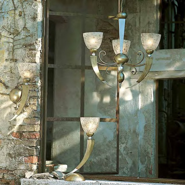 Люстра MM Lampadari Horn 6071/3 V1758 Люстра MM Lampadari Horn 6071/3 V1758