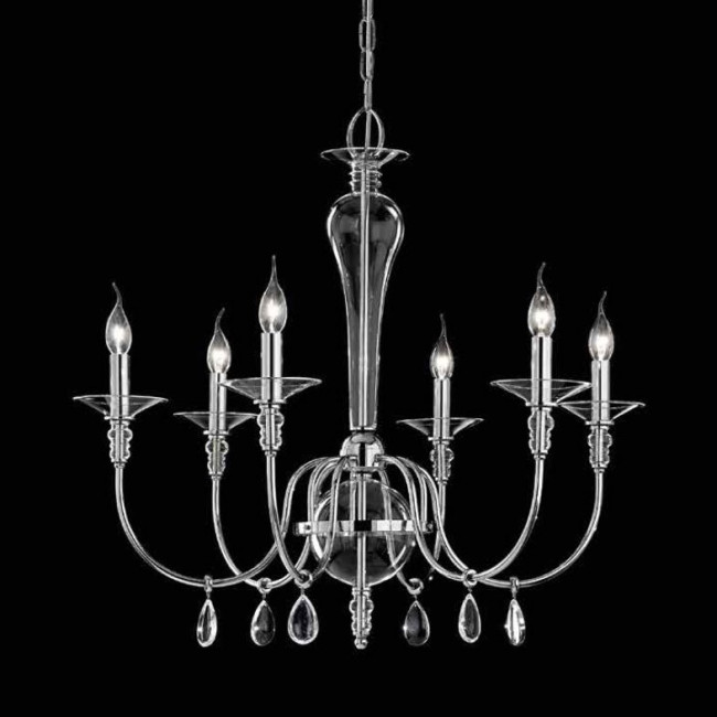 Люстра Renzo Del Ventisette Contemporary L 14019/6 CR DEC. CROMO Люстра Renzo Del Ventisette Contemporary L 14019/6 CR DEC. CROMO