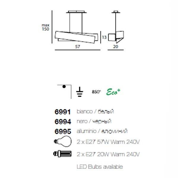 Подвесной светильник Linea Light Zig Zag 6995 Подвесной светильник Linea Light Zig Zag 6995