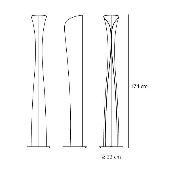 Напольный светильник Artemide Cadmo 1361W10A