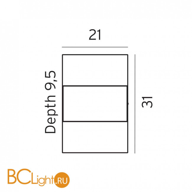 Уличный настенный светильник Norlys Geneve 874GR