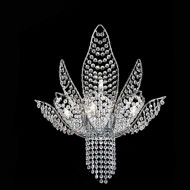 Настенный светильник IDL Ninfea 436/4+1A Chrome / transparent crystals Настенный светильник IDL Ninfea 436/4+1A Chrome / transparent crystals