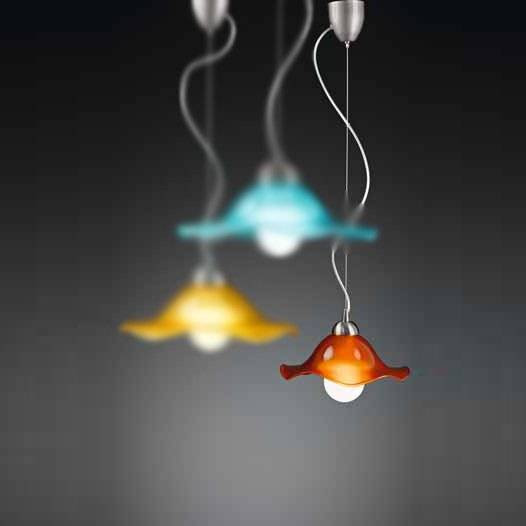 Подвесной светильник Vetri Lamp 1135/28 Arancio