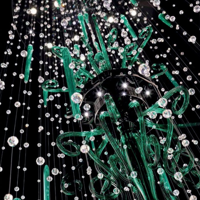 Потолочный светильник Euroluce Meteorite 90 Green Потолочный светильник Euroluce Meteorite 90 Green