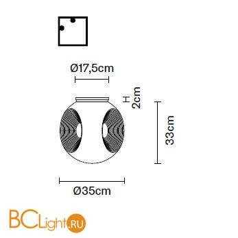 Потолочный светильник Fabbian Eyes F34 G01 01 Потолочный светильник Fabbian Eyes F34 G01 01