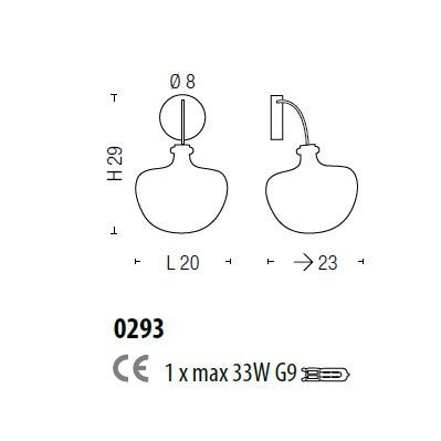 Бра Sylcom Aphros 0293 AMT Бра Sylcom Aphros 0293 AMT