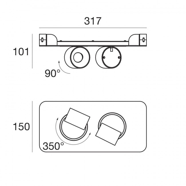 Светильник для струнной системы Linea Light Beebo 8442 Светильник для струнной системы Linea Light Beebo 8442