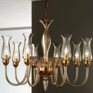 Люстра De Majo 2612 K8 026120K08 amber Люстра De Majo 2612 K8 026120K08 amber