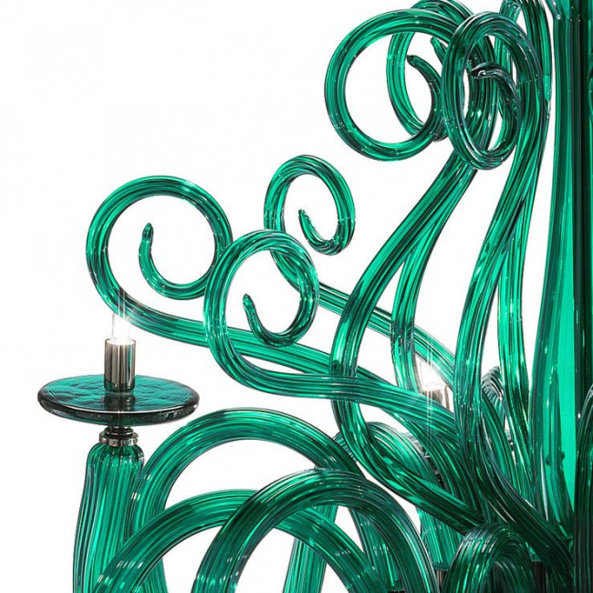 Люстра Euroluce Yncanto L6+6 Green Люстра Euroluce Yncanto L6+6 Green