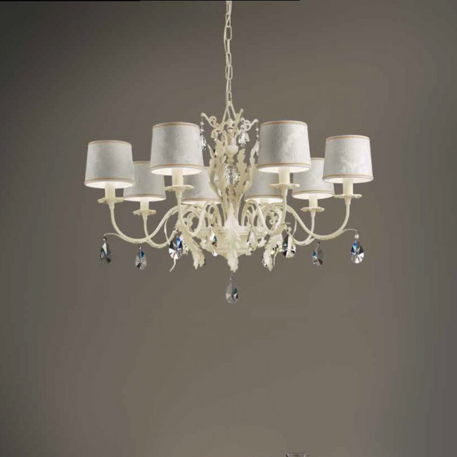 Люстра Masiero Acantia 8 V10 DAM/14/WH CUT CRYSTAL Люстра Masiero Acantia 8 V10 DAM/14/WH CUT CRYSTAL