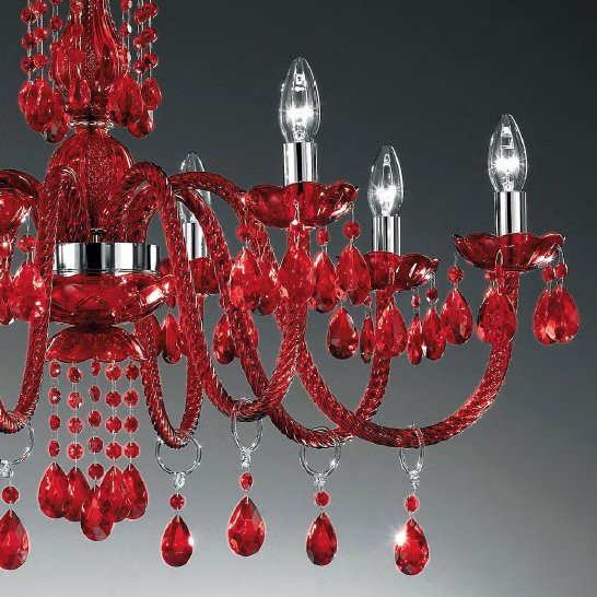 Люстра Masiero Milord 8 VV Red/ ORG/12/RD Люстра Masiero Milord 8 VV Red/ ORG/12/RD