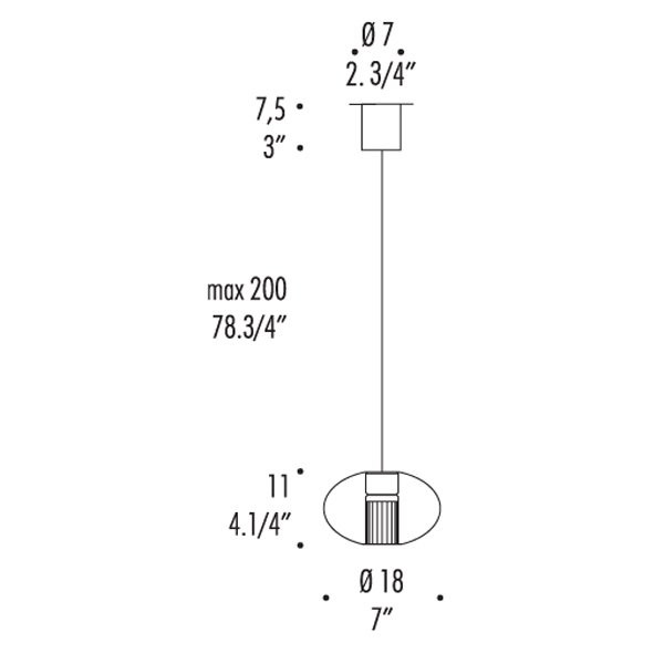 Подвесной светильник Leucos FAIRY S G 0003270