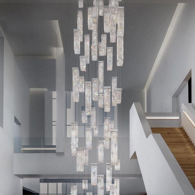 Подвесной светильник Masiero Cubo COMBO S64 100 SQ TR Cut Подвесной светильник Masiero Cubo COMBO S64 100 SQ TR Cut