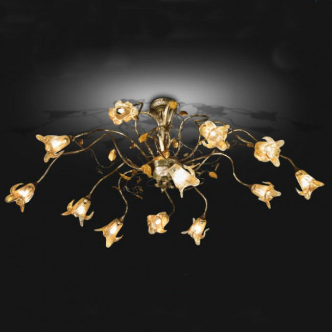 Потолочная люстра Renzo Del Ventisette "Natura" PL 13952/12 ovale DEC. 0121 Потолочная люстра Renzo Del Ventisette "Natura" PL 13952/12 ovale DEC. 0121