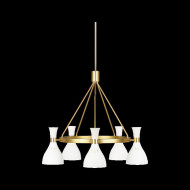Подвесная люстра на штанге Elstead Lighting Joan QN-JOAN5-MW Подвесная люстра на штанге Elstead Lighting Joan QN-JOAN5-MW