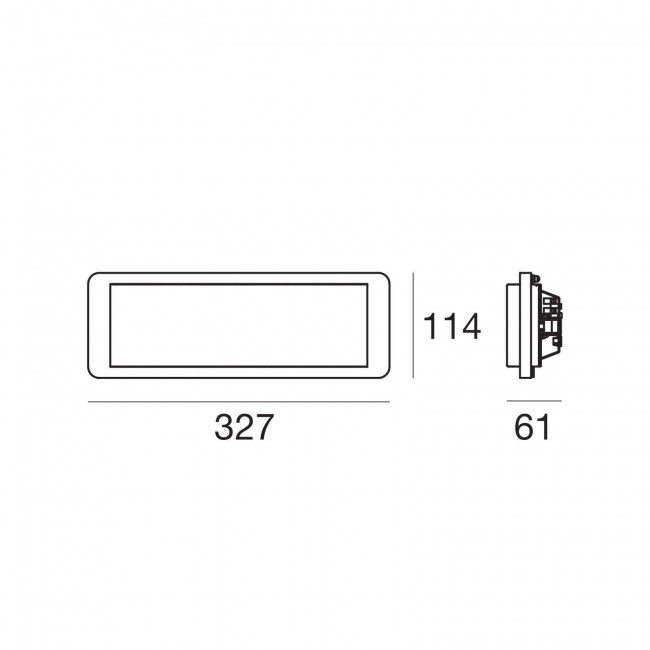 Настенный светильник Linea Light Solido 90261