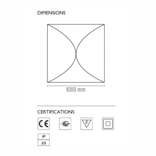 Настенно-потолочный светильник Flos Ariette 2 F0500009 Настенно-потолочный светильник Flos Ariette 2 F0500009